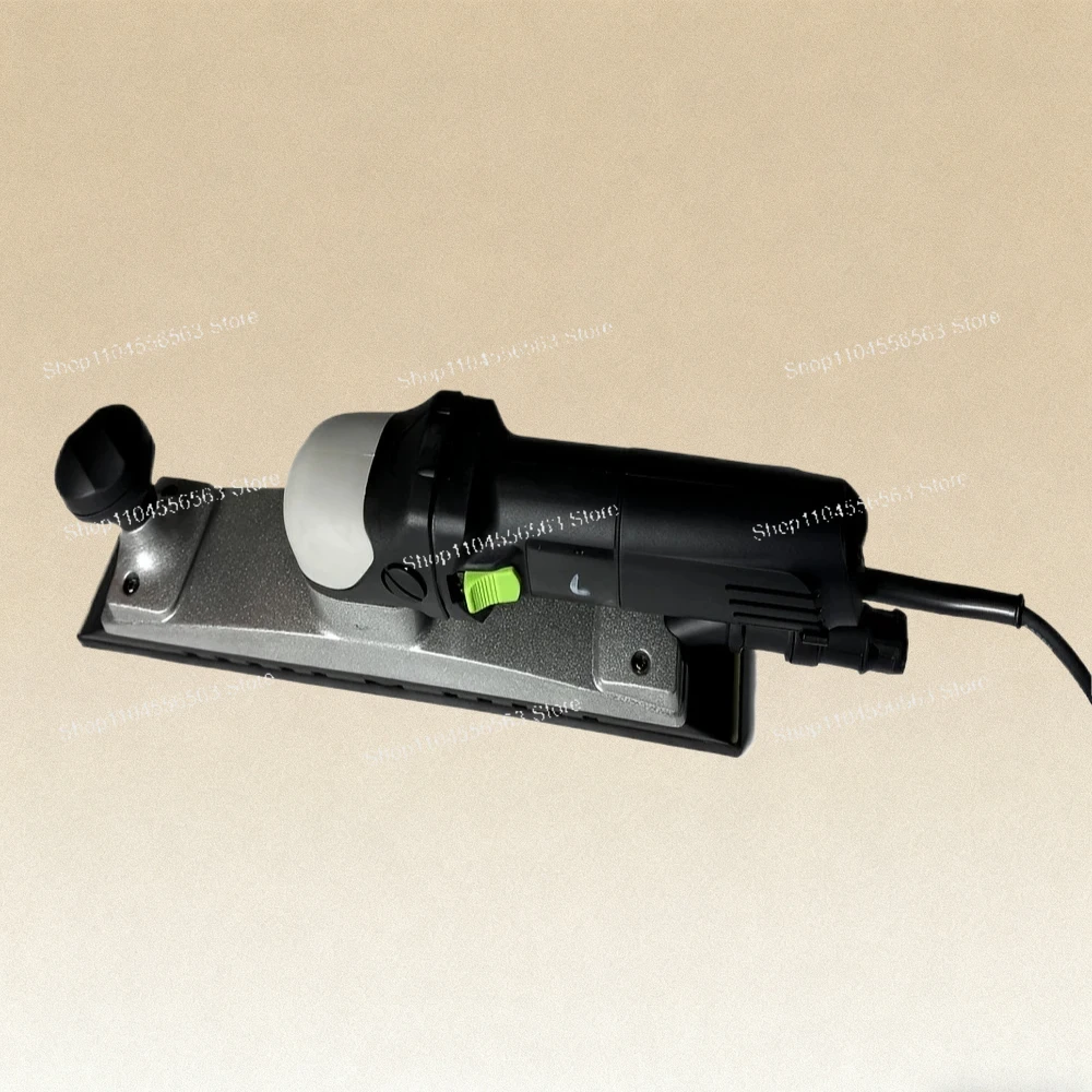 Industrial Woodworking Orbital Sander 800W Variable Speed 70x400mm Square Long Base Central Dust Vacuum Electric Sanding Tool