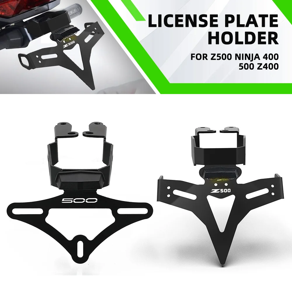 

For Kawasaki Z500 Ninja 400 500 Z400 SE 2024 2025 2026 Motorcycle Accessories License Plate Holder Tail Tidy Fender Eliminator
