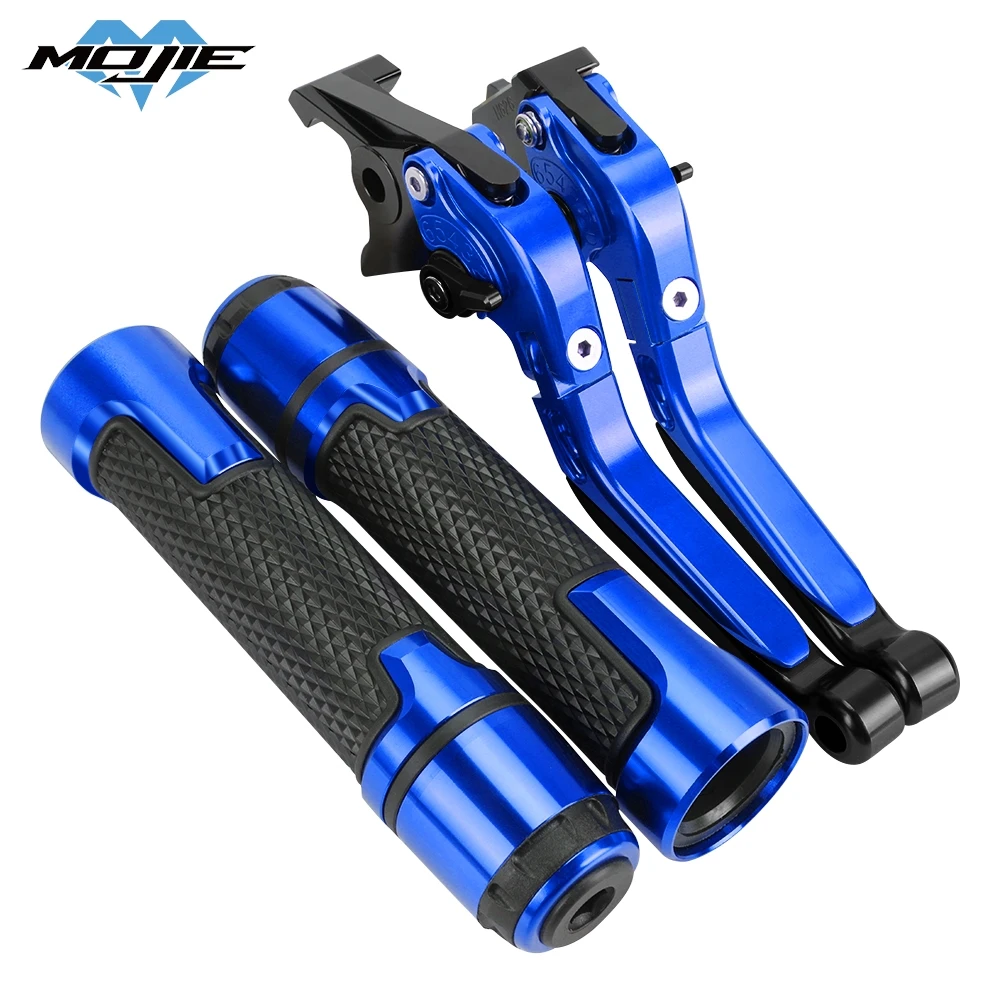 

FOR YAMAHA FZ09 MT09 FJ09 2014-2023 2022 Motorcycle Folding Extendable Adjustable Brake Clutch Levers Handlebar Hand Grips Ends