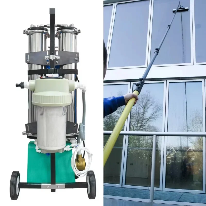 

【Brand new】Clean Windows With a Simple DIY 250L/H Outdoor Solar Panels Mobile RO/DI Water Desalination Machines