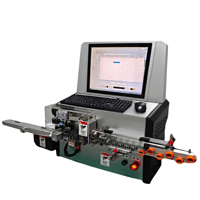 Fully automatic computer printing number tube machine, thread peeling machine, automatic number tube machine