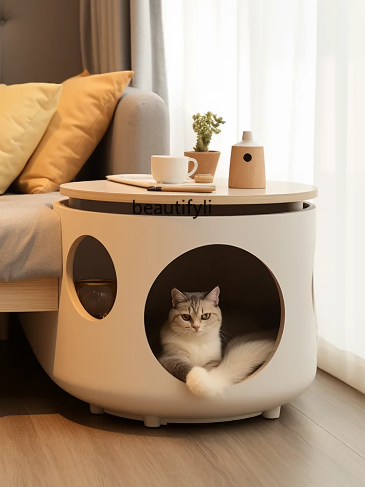 Cat Nest Universal Cat Nest for All Seasons Coffee Table Human and Cat Shared Kitten Nest Double-layer Furniture Customization