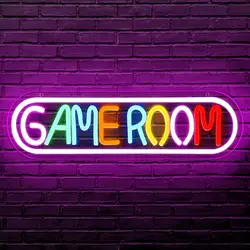 Game Room Neon Sign LED Neon Light for Wall Decor USB Powered for Bedroom Bar Shop Game Room Man Cave Decor Gifts for Game Lover