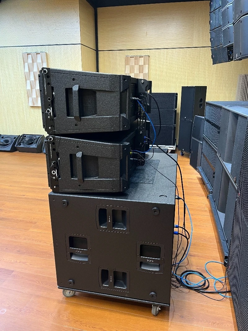 Dual 12-inch PA speakers HHDL50A 44K high-power three-way array active sound system, suitable for stage performances