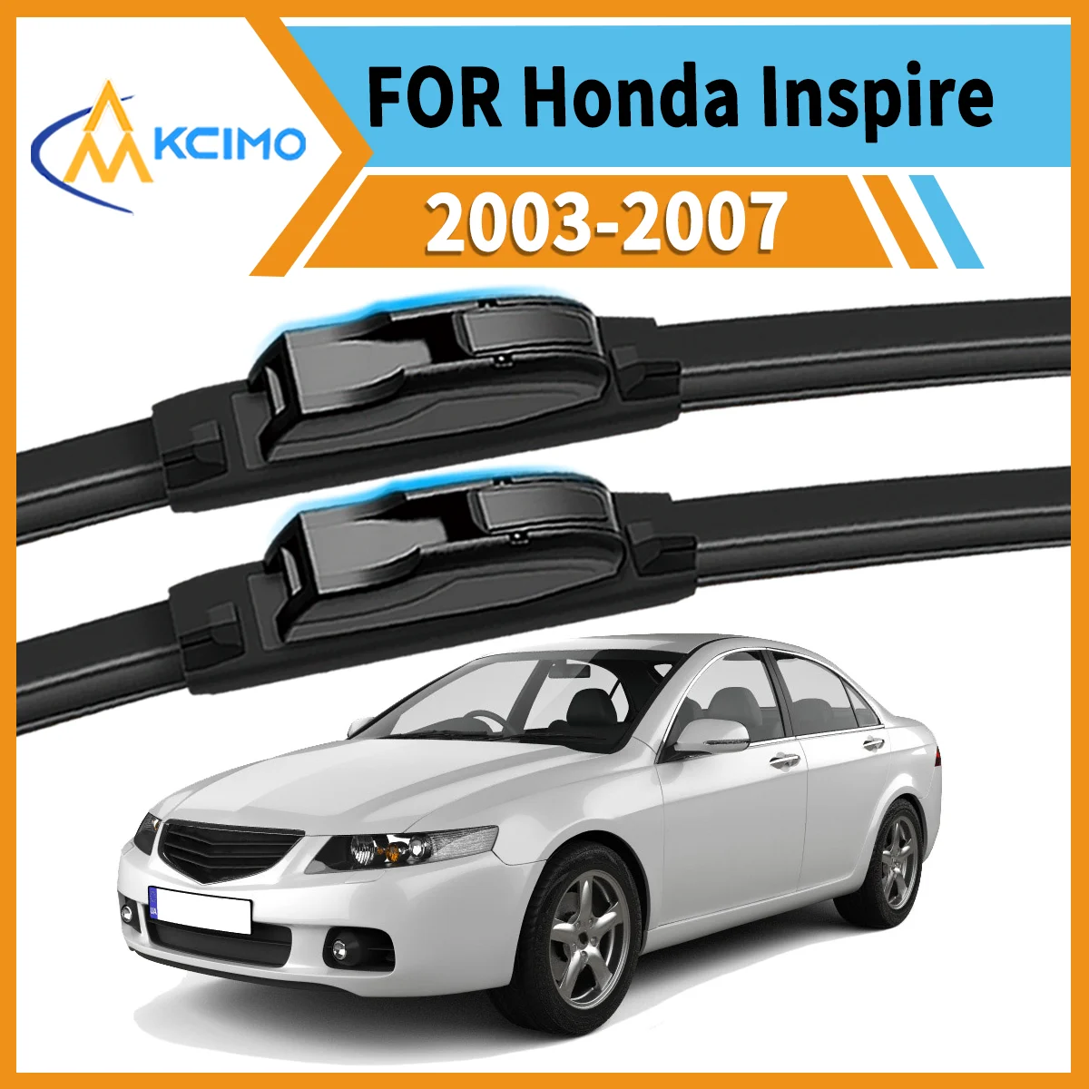 

Upgrade Your Visibility 2 Front Wiper Blades for Honda Inspire 2003–2007 All-Season Performance Crystal Clear View Safe Driving