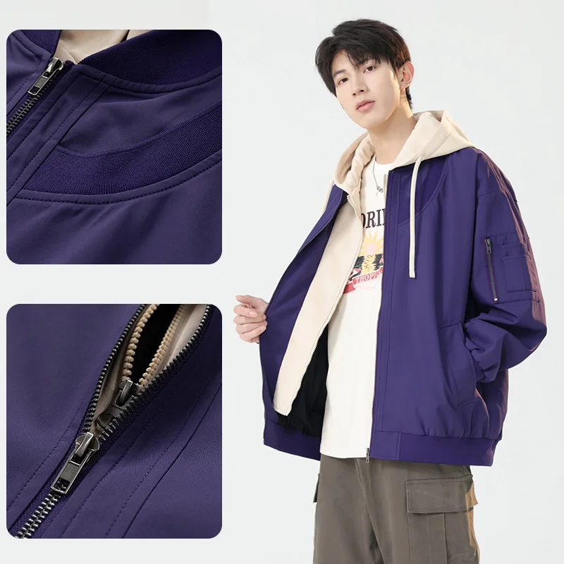 الخريف سترة خارجية الذكور المرقعة مقاوم للماء الصيد الدراجات مقنعين سترة الربيع مريحة الرحلات Chamarras Para Hombre