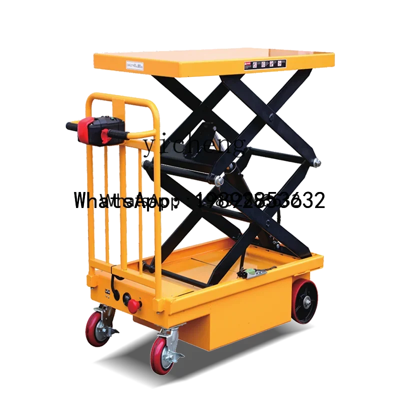 X3 all-electric platform truck hydraulic lift table forklift mobile scissor fork electric lift small truck cart