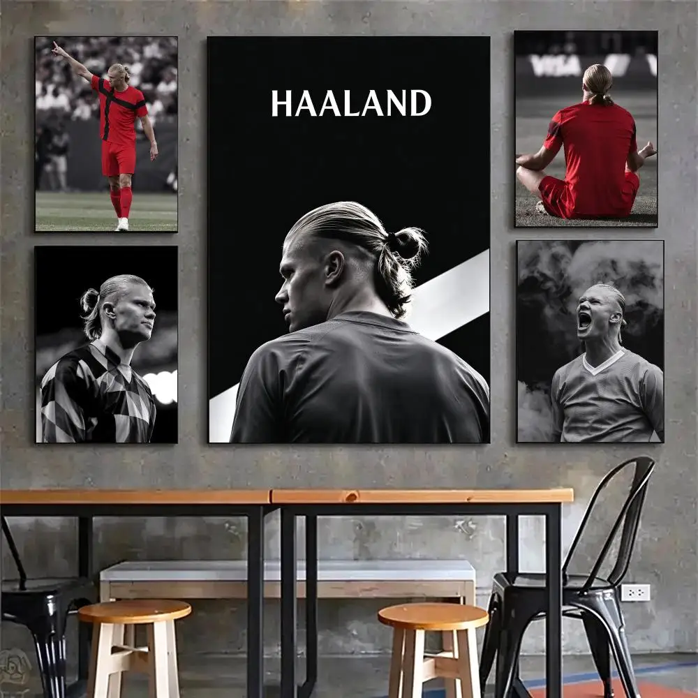 actor Erling Haaland Poster Poster HD Printing Vintage Luxe Home Decor Wall Art for the Living Rooms Entryways Gift