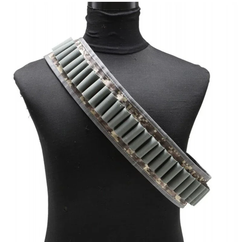 30 Round Bandolier Belt Hunting 12-gauge Ammo Bag Belt Shotgun Magazine Ammo Bag Air Soft Fittings Shotgun Accessories