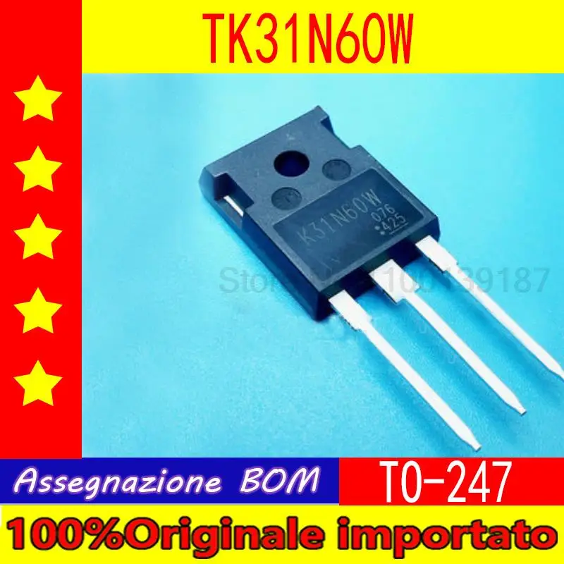 

10pcs/lot TK31N60X K31N60X TK31N60W K31N60W TK31N60W5 K31N60W5 TO-247 field effect tube 31A 600V