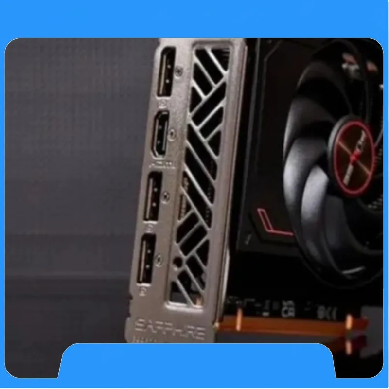 

Заготовка перегородки экрана ввода/вывода для Sapphire Radeon RX 7600 8G D6, графическая задняя пластина, блокирующая пластина безеля