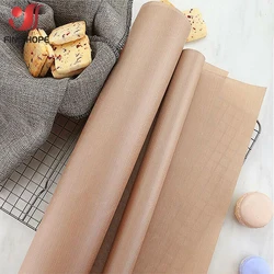 12X10IN Brown Heat-resistant Heat Insulation Pad Hot Press Mat For Heat Transfer Vinyl Film Clothes Ironing Cake Baking Reusable