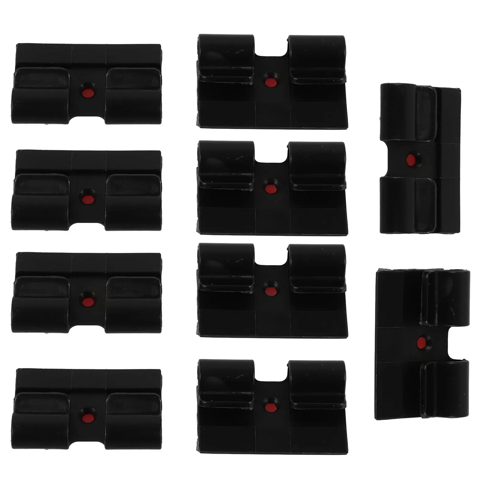 Organizzatori di cavi autoadesivi con morsetto per cavi da 10 pezzi Supporti per cavi Clip per la gestione dei cavi da parete per desktop Gestione dei cavi