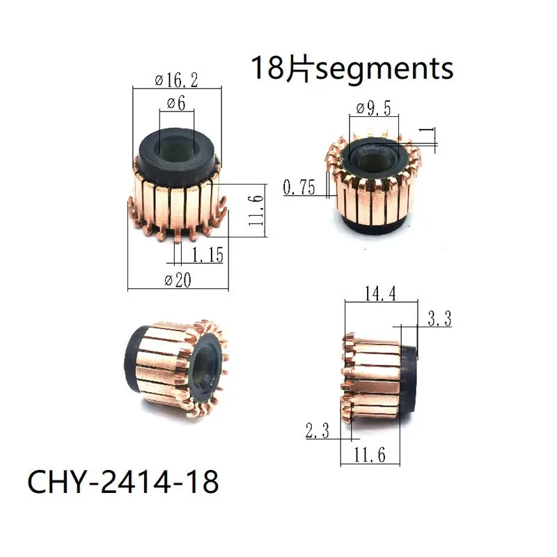16.2*6*11.6*18P Chy-2414-18Rectifier Reverser Copper Head