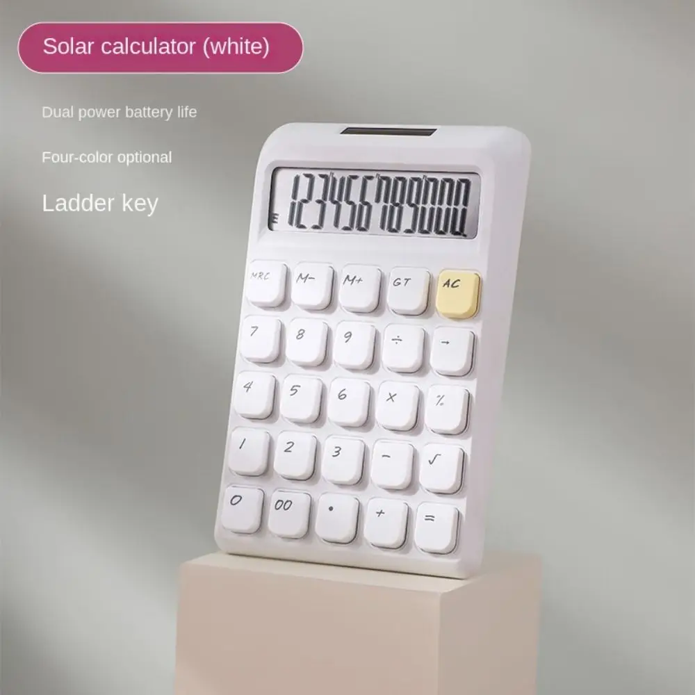 Mechanical Keyboard Mechanical Keyboard Calculator 12 Digit High Sensitivity Button High-color Sugar Calculator High-value Cute