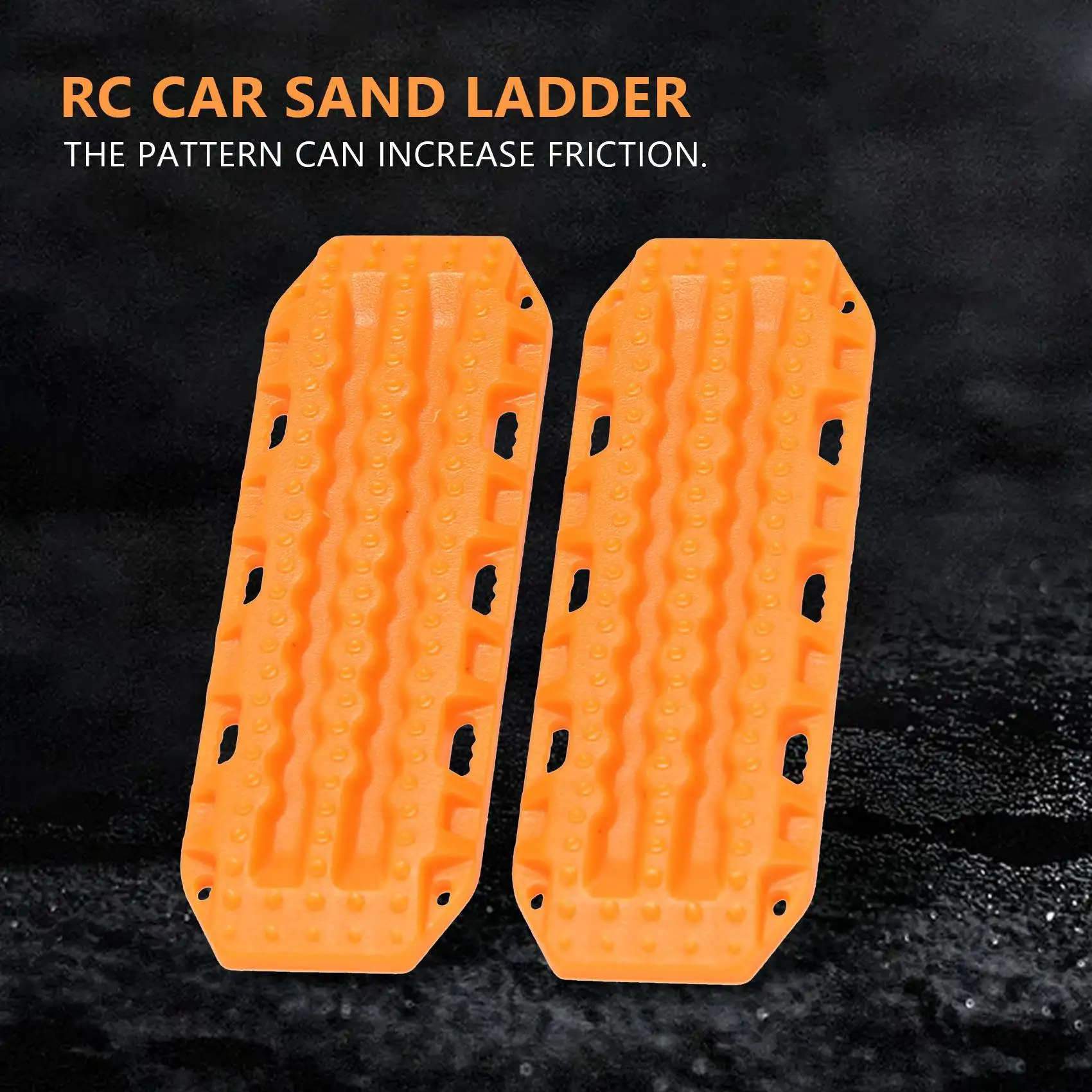 Plastic Sand Ladder Recovery Ramps Board Escape Board for 1/24 RC Crawler Car Axial SCX24 Decoration Upgrade Parts,1