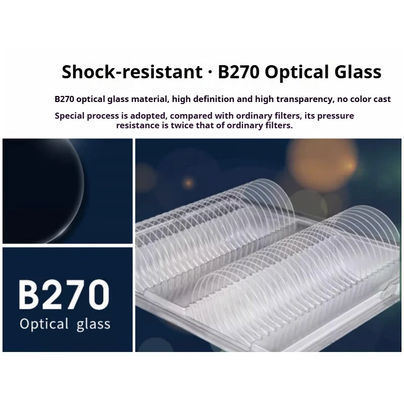 فلتر عدسة واقية من الأشعة فوق البنفسجية مقاوم للصدمات من Haida Sea Rock مع طلاء متعدد الطبقات مزدوج الجوانب، مقاوم للماء والزيت