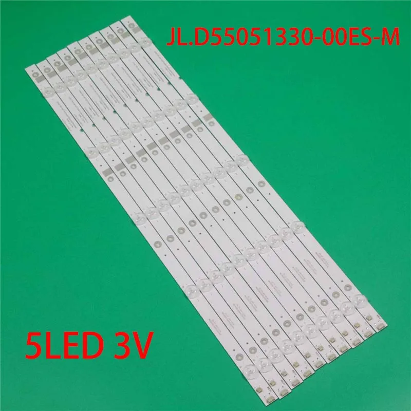 

Комплект светодиодной ленты подсветки для HISENSE 55H6607 LED55EC320A LED55C270W 55R6107 55R7050E 55R6D полосы SVH550AL2(3)_REV03_5LED_UBH+SILK