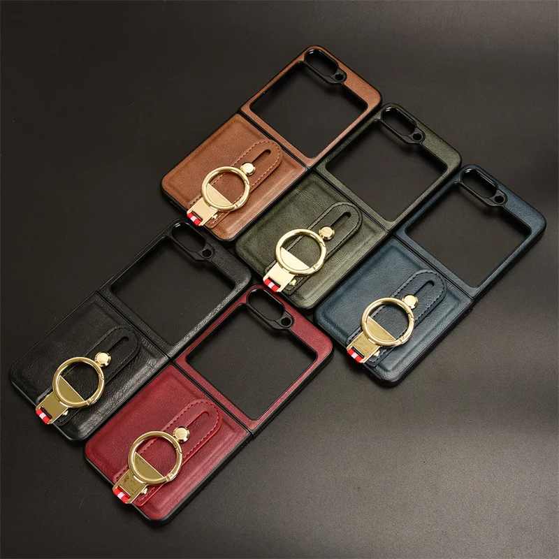 

For Samsung Galaxy Z Flip 6 5G Anti detachment wrist strap holder with loop back cover for Galaxy Z Flip 6 Phone case