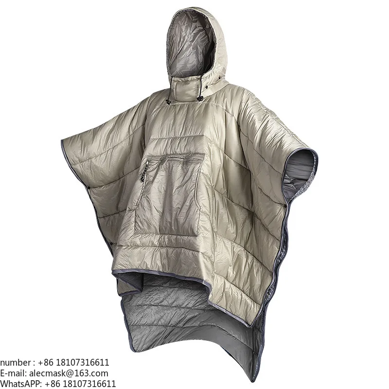 

Wearable cape adult sports sleeping bag outdoor tourism mountaineering camping sleeping bag