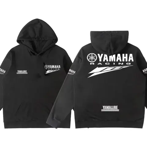 Yamaha's Trendy Casual Style 2025 High-quality Lightweight Hooded Autumn and Winter Printed Men's Long-sleeved Sweatshirt Is