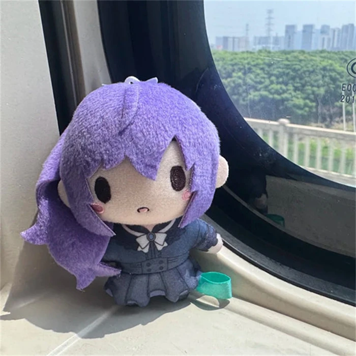 10 cm Project Sekai Pluche Pop Sleutelhanger Asahina Mafuyu Pjsk Gevulde Knuffels Yoisaki Kanade Kawaii Rugzakken Ornamenten Speelgoed Gift