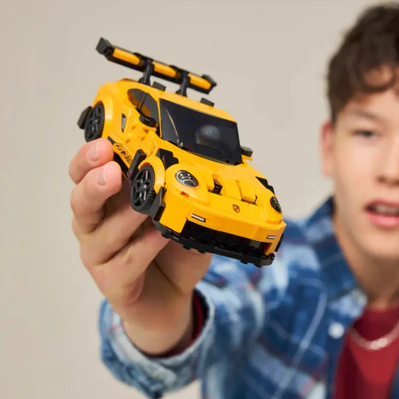 Lego Block Racing Series 77239 Porsche 911 GT3 RS Supercar Puzzle Building Blocks Regalo giocattolo per bambini