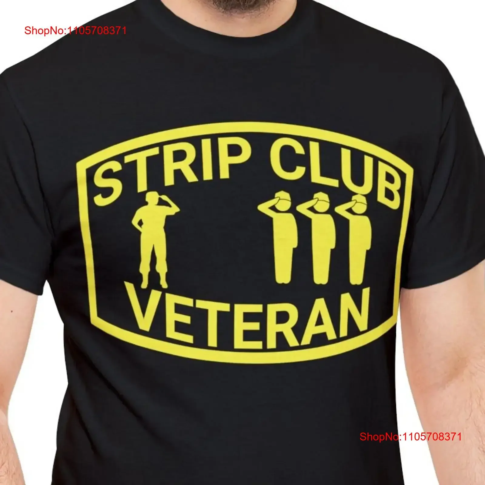 Strip Club Veteran T Shirt Funny Adult Humor Joke Raunchy Hilarious Men's vintage Washed Slightly graphic Casual Versatile