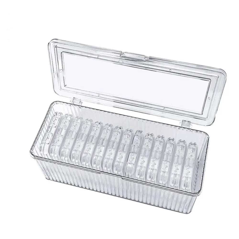 Acrylic Doll Clothing Storage Box Flip Top Transparent Coffee Capsule Storage Box Dustproof Stackable Dolls Clothes Storage Rack