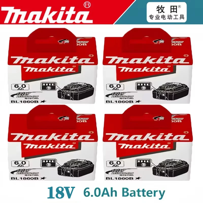 

Оригинальный литиевый аккумулятор Makita 18В 5Ач 6Ач (аналог BL1840 BL1830B BL1850B BL1850 BL1860) LiFePO4