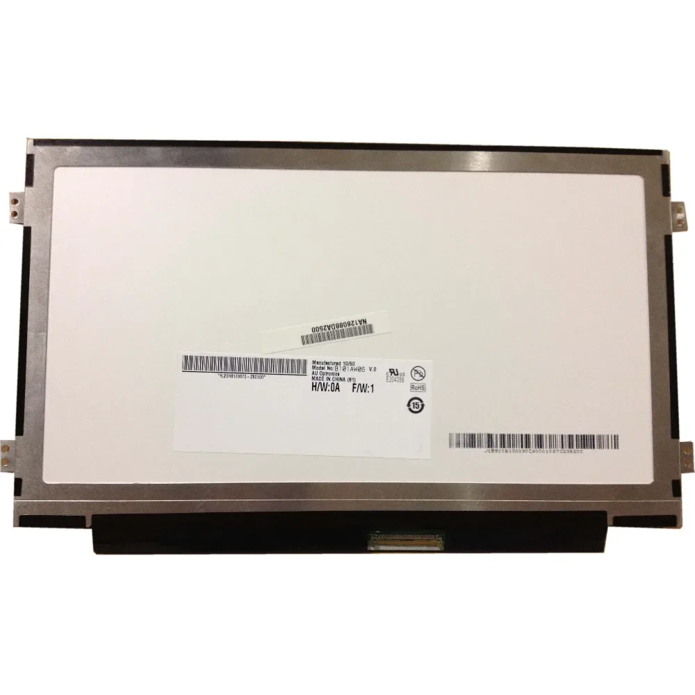 

B101AW06 V.0 LTN101NT05 fit LTN101NT08 N101L6 HSD101PFW4 1024X600 SLIM Laptop LCD Screen