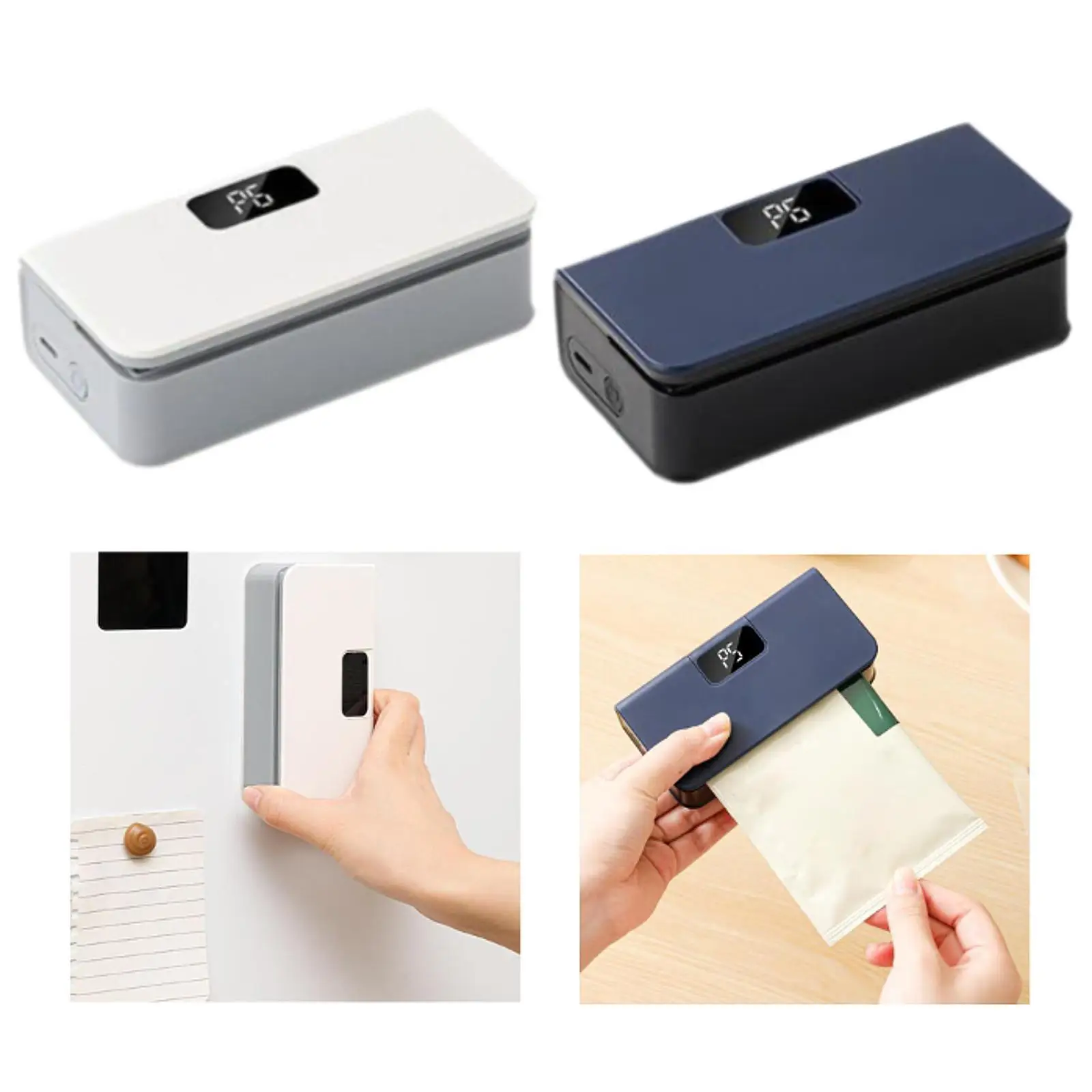 

Мини-аппарат для запайки пакетов, многофункциональный портативный регулируемый запайщик с резаком для упаковки и хранения продуктов