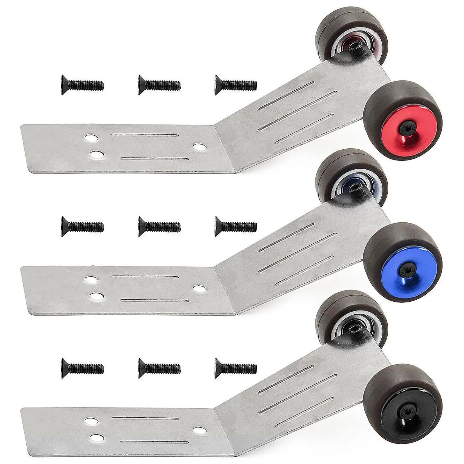 

RC Wheelie Bar Wheel Aluminum Alloy Professional Spare Parts Heads up Wheel Upgrades for 1/10 Trucks Parts DIY Accs RC Car