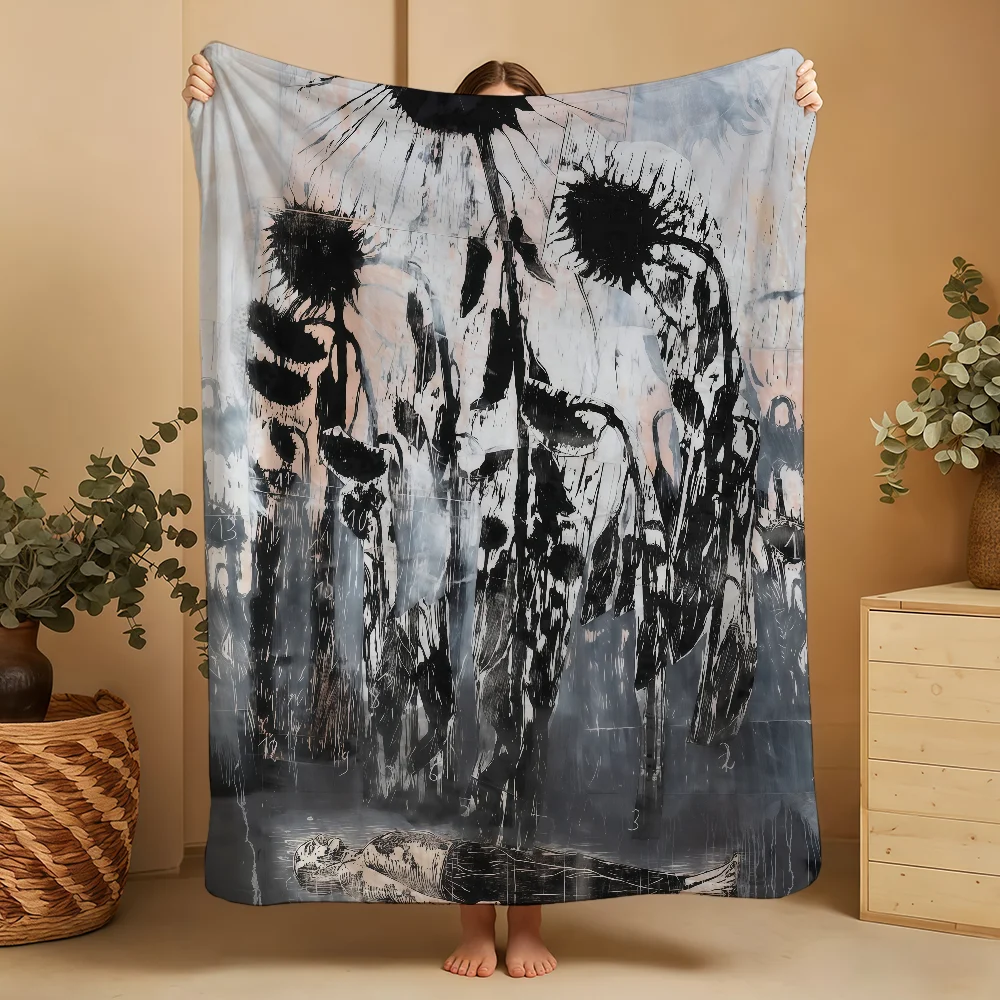 Blanket Throw Super Cosy Plush Living K-Kiefer Room A-Anselm Sofa Artwork Couch Childish Birthday Gifts
