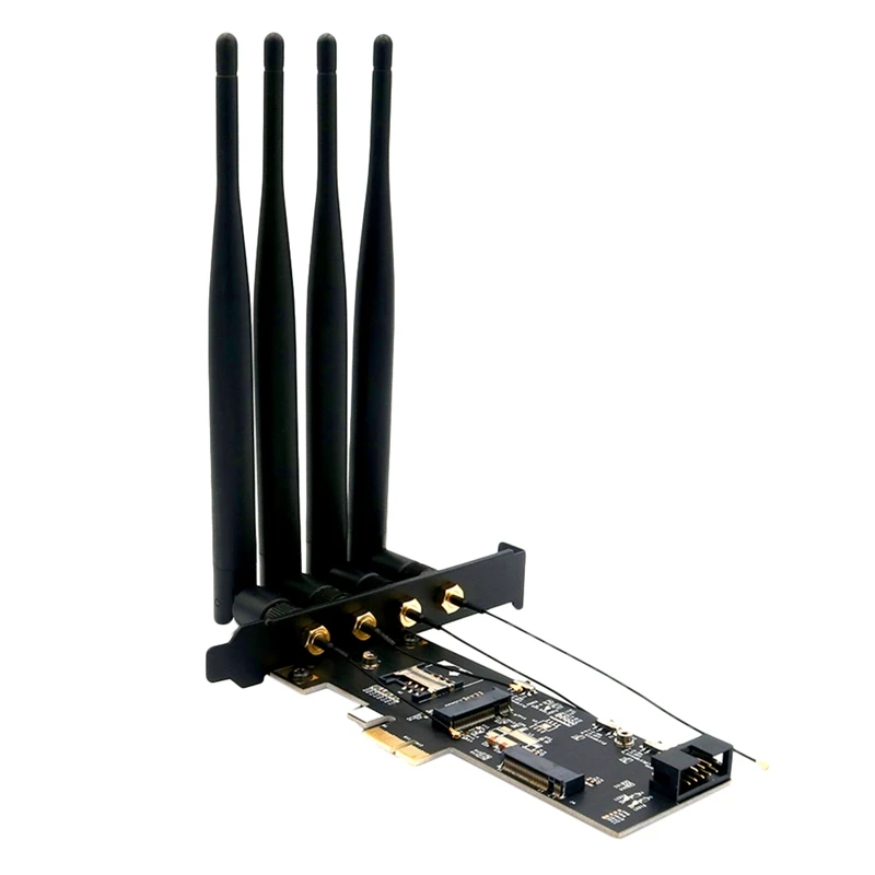 M.2 PCI-E Adapter Card NGFF M.2 Key B And Key A To Pcie X1 Adpater For 3G/4G And Wifi Card