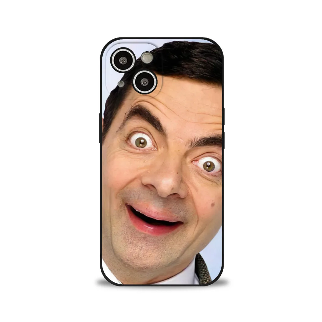 Mr. Bean Phone Case For iPhone 15 Pro Max Silicone Shell