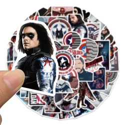 50pcs Disney The Falcon and the Winter Soldier Stickers for Laptop Phone Case Travel Case Classic KidsCool Decals Sticker