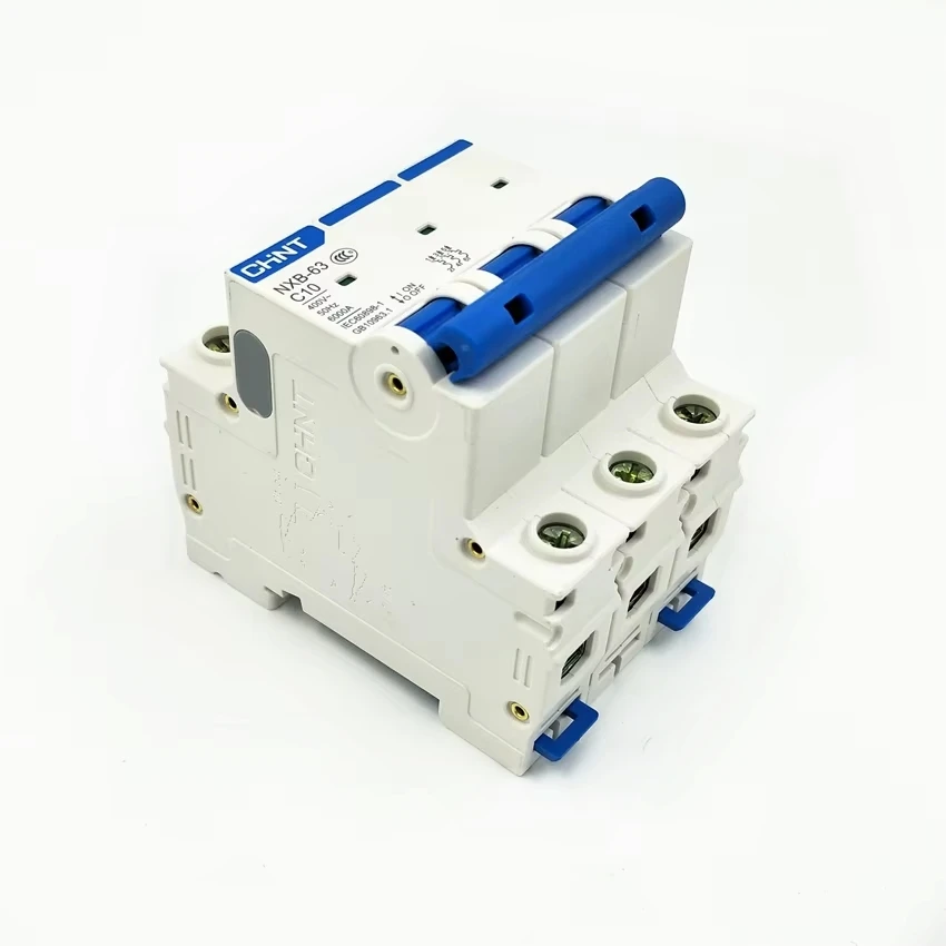 C45 Mini Circuit Breaker NXB-63 3 Poles C Type 1A 3A 6A 10A 16A 20A 25A 32A 40A 50A 63A  400V MCB DZ47-63