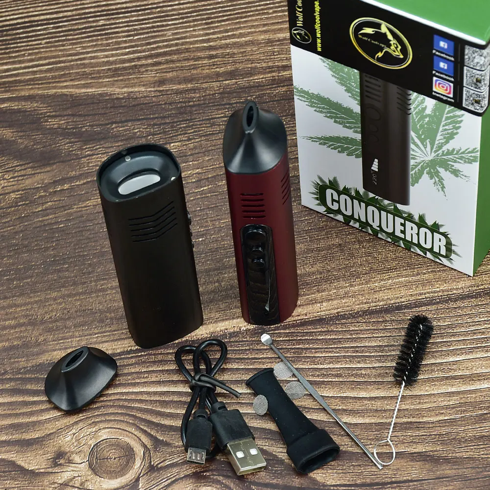 Набор для испарителя сухой травы Conqueror, 2200 мАч, с регулируемой температурой, набор для испарителя сухой травы vs Pathfinder V2