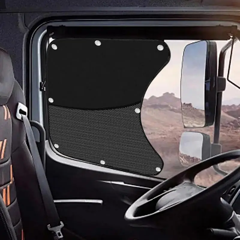 

Sun Screen For Car Window 2X Semi Truck Sun Visor Anti-Uv Insulated Cover For Baby Privacy Protection Dashboard
