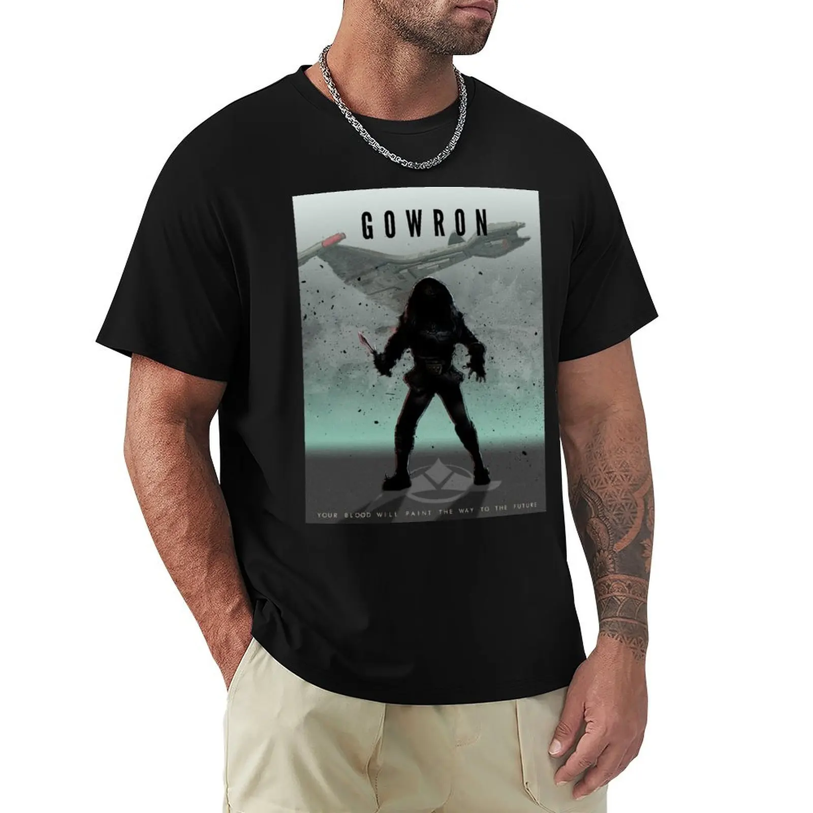 

Star Trek Captains - Gowron T-Shirt Holiday Casual Short Sleeve Top