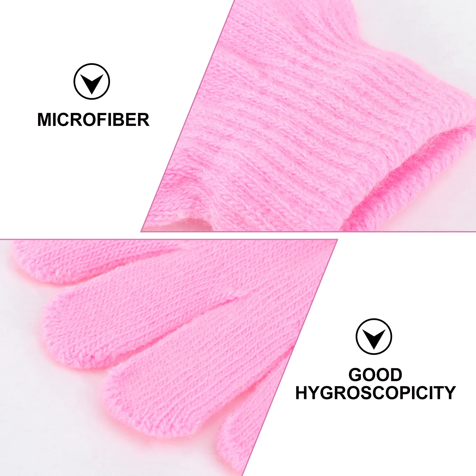 قطعتان من القفازات الجافة ماصة للأصابع سريعة الجفاف للشعر المبلل للنساء أثناء السفر، مجموعة مناشف سريعة الجفاف #5