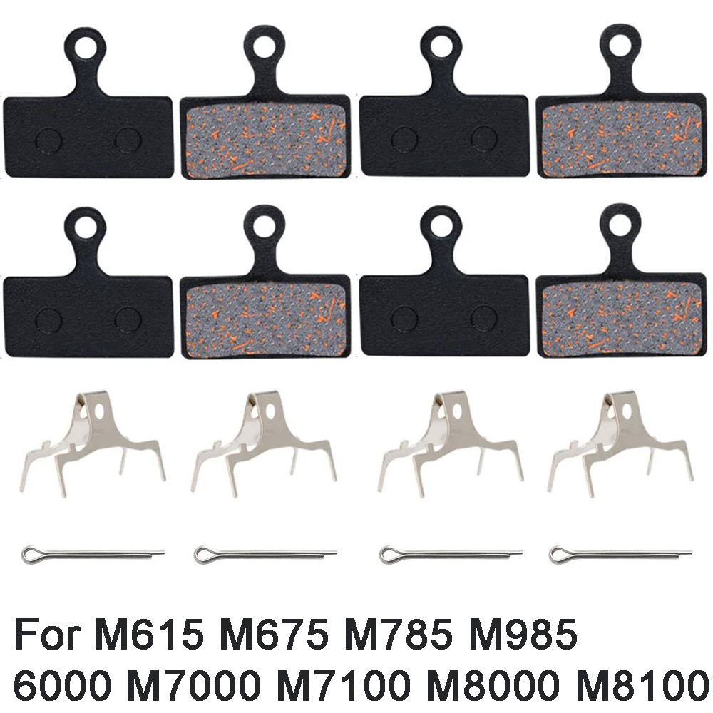 Bicycle Brake Pads For DEORE XT SLX M615 M675 M785 M985 M6000 M6100 M7000 M7100 M8000 M8100 Class Resin Semi-metal Pads