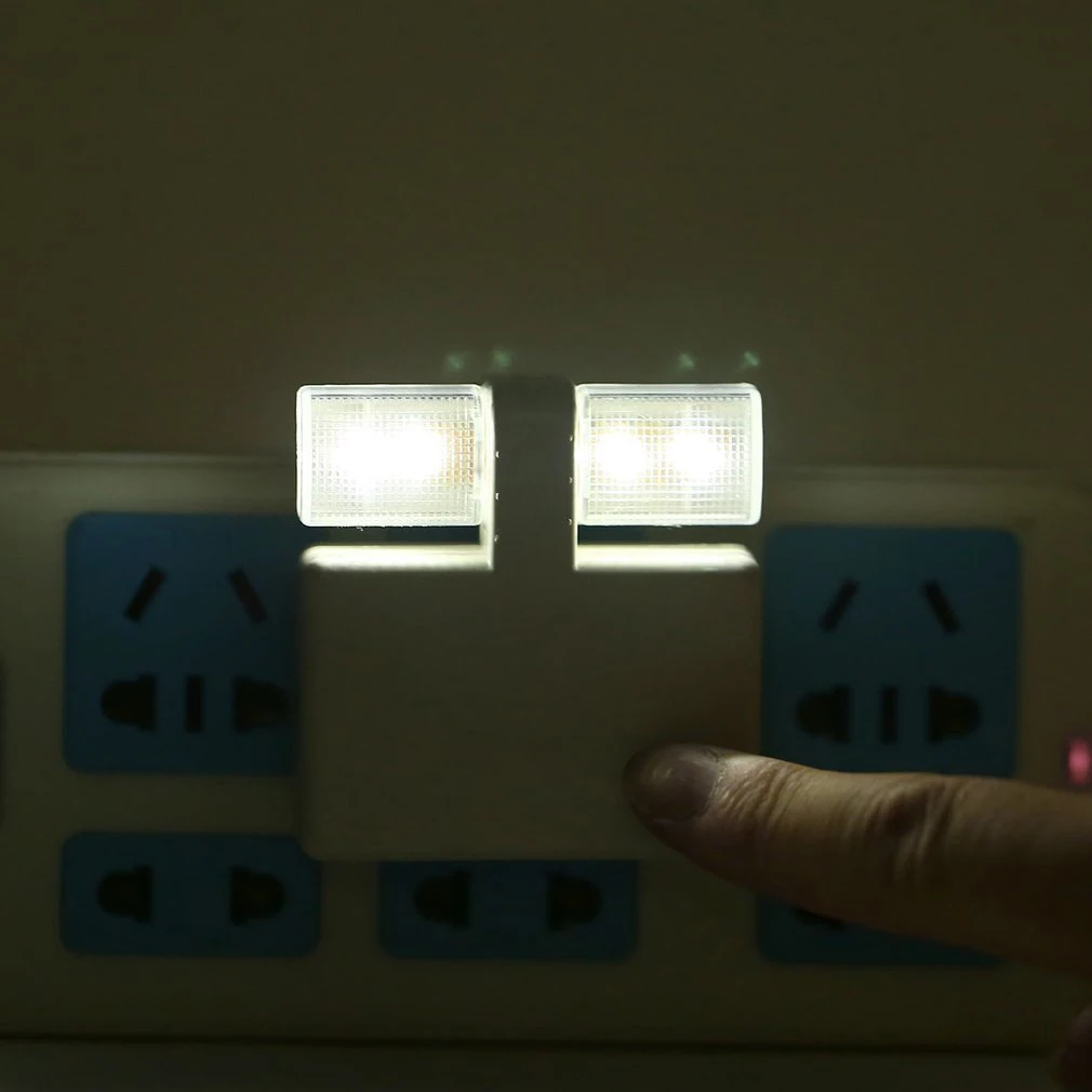 

Plug Into Wall Night Light Energy-saving Bedside Lamp Convenient To Use Super Bright Safety Light Suitable For Kitchen Office