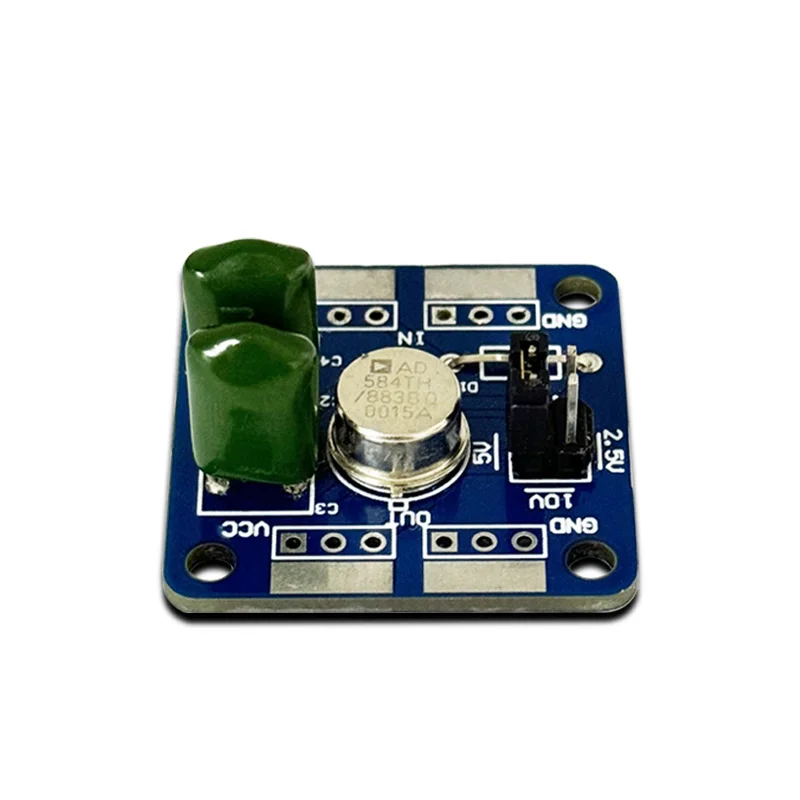 The High Precision AD584 Voltage Reference Module has four Precision Voltage Outputs 2.5V/5V/7.5V/10V