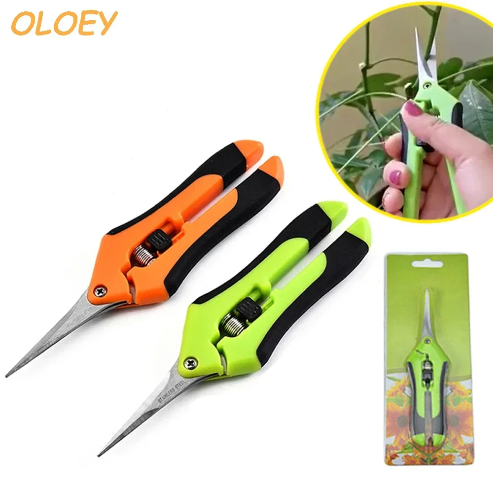 

Garden Pruning Shears Stainless Steel Household Potted Branches Pruner Pruning Tools Hand Pruner Cutter Grape Fruit Picking Weed