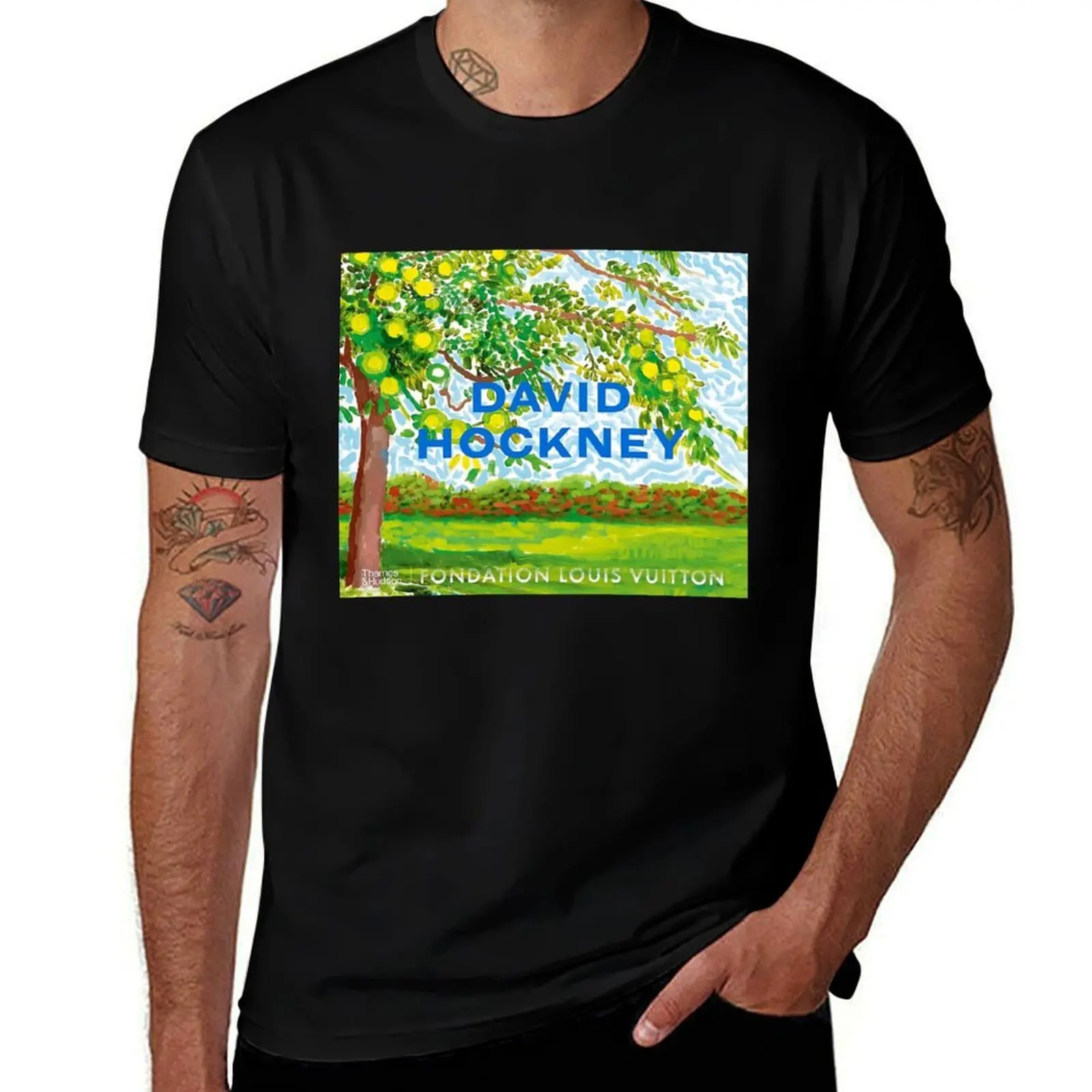 

David Hockney Poster T-Shirt shirts graphic topping valentines clothes men clothings