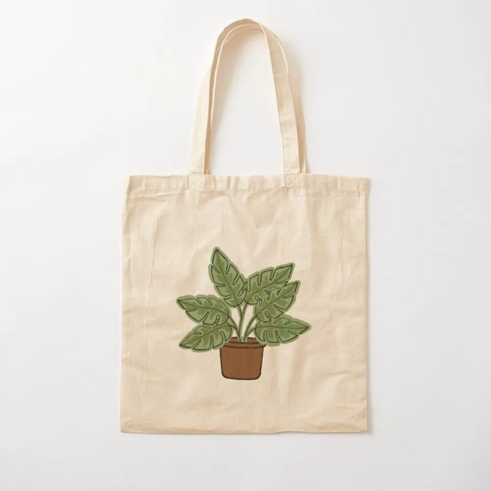 Monstera plant Tote Bag Shopper handbag Women's shopping bag cloth bag woman