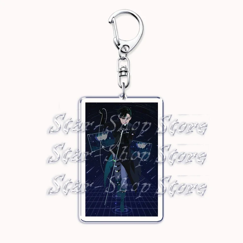 Popular Anime Alien Stage Chibis Keychains for Womens Accessories Bag Luka Ivan Till Mizi Hyuna Sua Keyrings Jewelry Fans Gifts