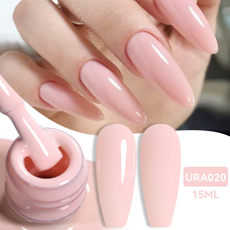 UR SUGAR 15 ml Jelly Milky White Translucent Color Gel Polish Semi Permanent UV Gel Nail Art Soak Off Gel Lack Neueste Mode gel nagellak база для манікюра цветная сухоцвет для ногтей